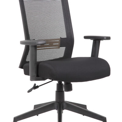 Boss Horizontal Mesh Back Task Chair with Synchro-Tilt Mechanism