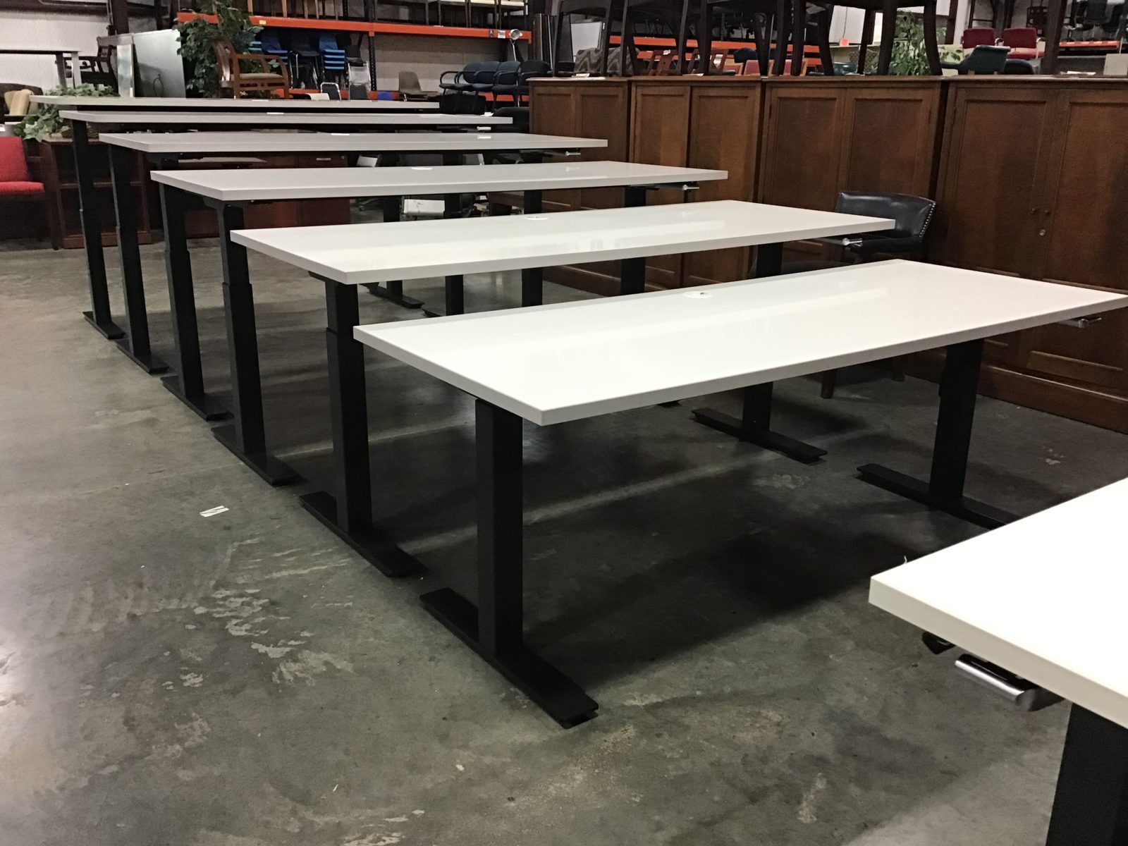 72 Desk : Electric 72 Inch Programmable Sit Stand Desk Express Office