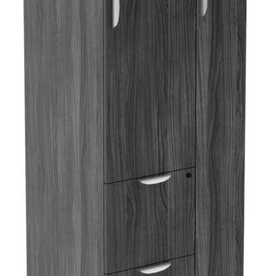 66" Wardrobe/Storage Cabinet - Newport Gray