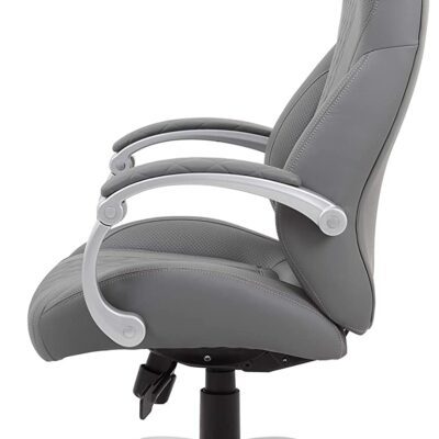 Bentley Hinged Arm Executive Desk Chair - Gray, Assembly