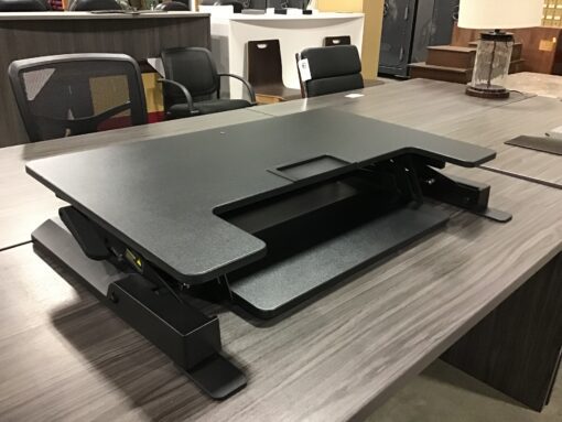 Wide Standing Desk Converter w/Gas Spring