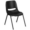 Black Shell Stack 14" Seat Height Chairs