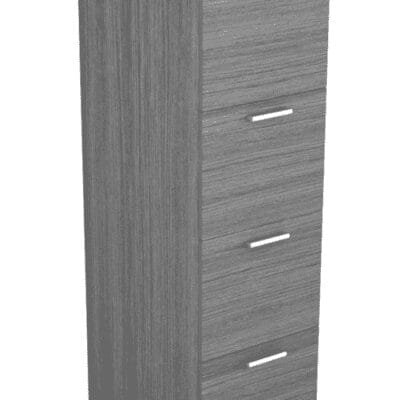 4-Drawer Vertical File - Samoa Gray
