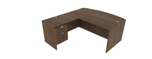 Build Your Own L-Desk-Modern Walnut - Image 2