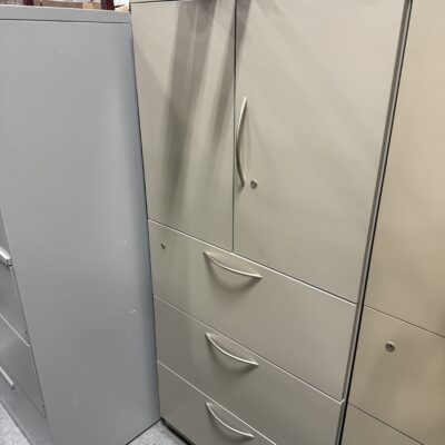 30" Steelcase Storage Cabinet W/3 Drawer File