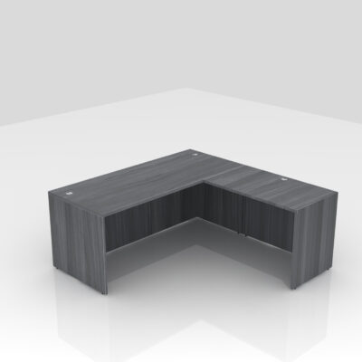 Build Your Own L-Desk-Coastal Gray
