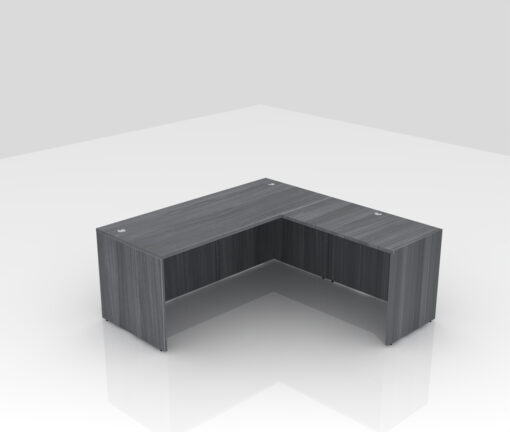 Build Your Own L-Desk-Coastal Gray