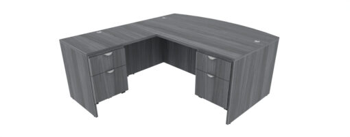 Build Your Own L-Desk-Coastal Gray - Image 3