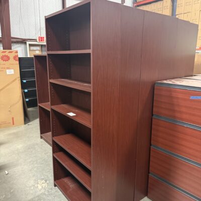 36" X 86" Mahogany Bookcase