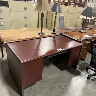 60" X 30" Double Ped Desk By National