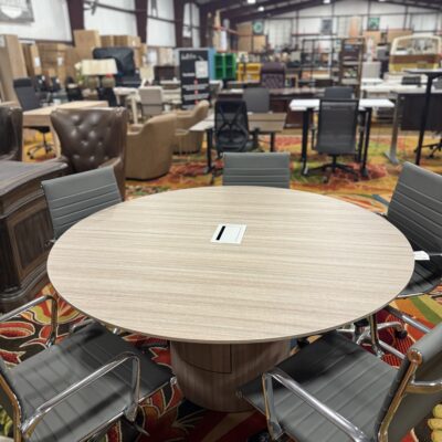 60" Modern Round Table Foundation Collection By Enwork