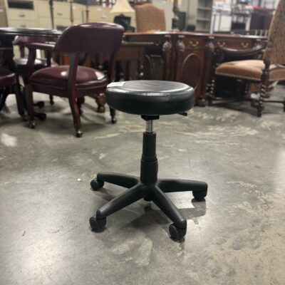 Black Medical Drafting Stool