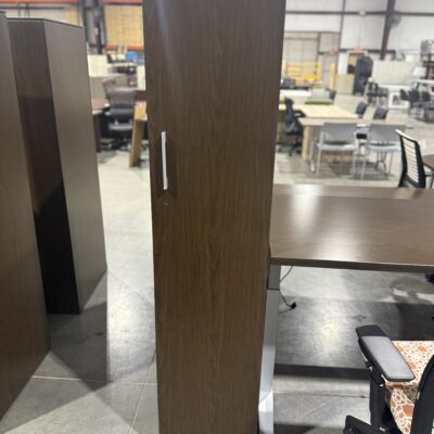 67" Height Espresso Wardrobe Cabinet By Herman Miller