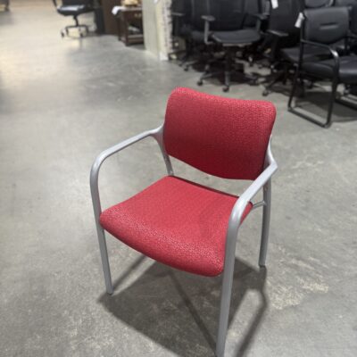 Red Stack Chair By Herman Miller