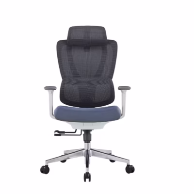 Gray Headrest Mesh Back & Seat Executive Chair