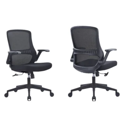 Flip Arm Mid Back Mesh Task Chair-PAIR