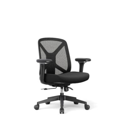 Heavy Duty Mid Back Mesh Task Chair W/Adjustable Lumbar