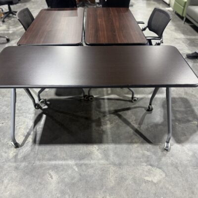 60" X 24" Espresso Nesting Table