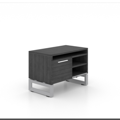 Open Storage with Sliding Door