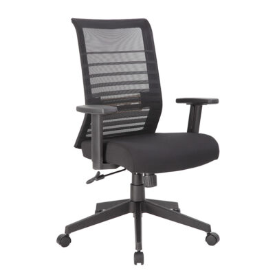 Boss Horizontal Mesh Back Task Chair with Synchro-Tilt Mechanism