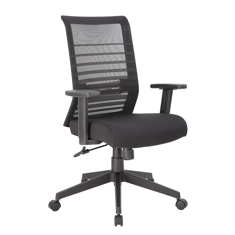 Boss Horizontal Mesh Back Task Chair with Synchro-Tilt Mechanism