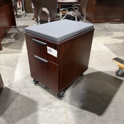 Mahogany Mobile Pedestal