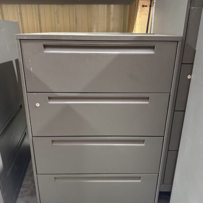 Dark Gray 4 Drawer  Lateral File By Steelcase