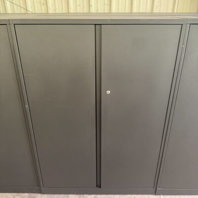 Dark Gray Storage Cabinet By Steelcase