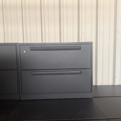Dark Gray 2 Drawer  Lateral File By Steelcase