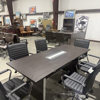 77" X 32" Espresso Coltello Conference  Table