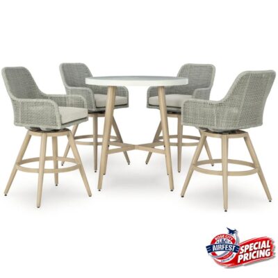 Seton Bar Table and Barstools (Set)